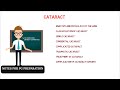 CATARACT LECTURE | PG NOTES