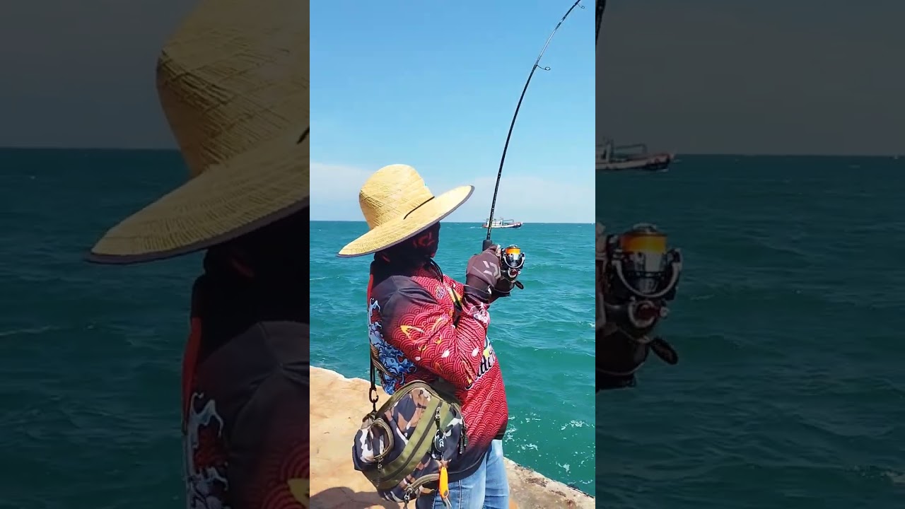 ผิดคิว สายPE 0.4 ช็อค 6ปอนด์ โดนสัปหลาดเกาะสีชัง 