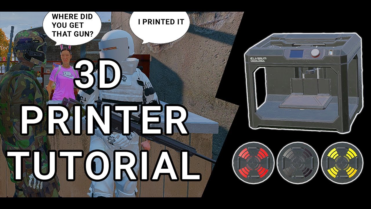 How to use the 3D Printer | WarZ DayZ Tutorials