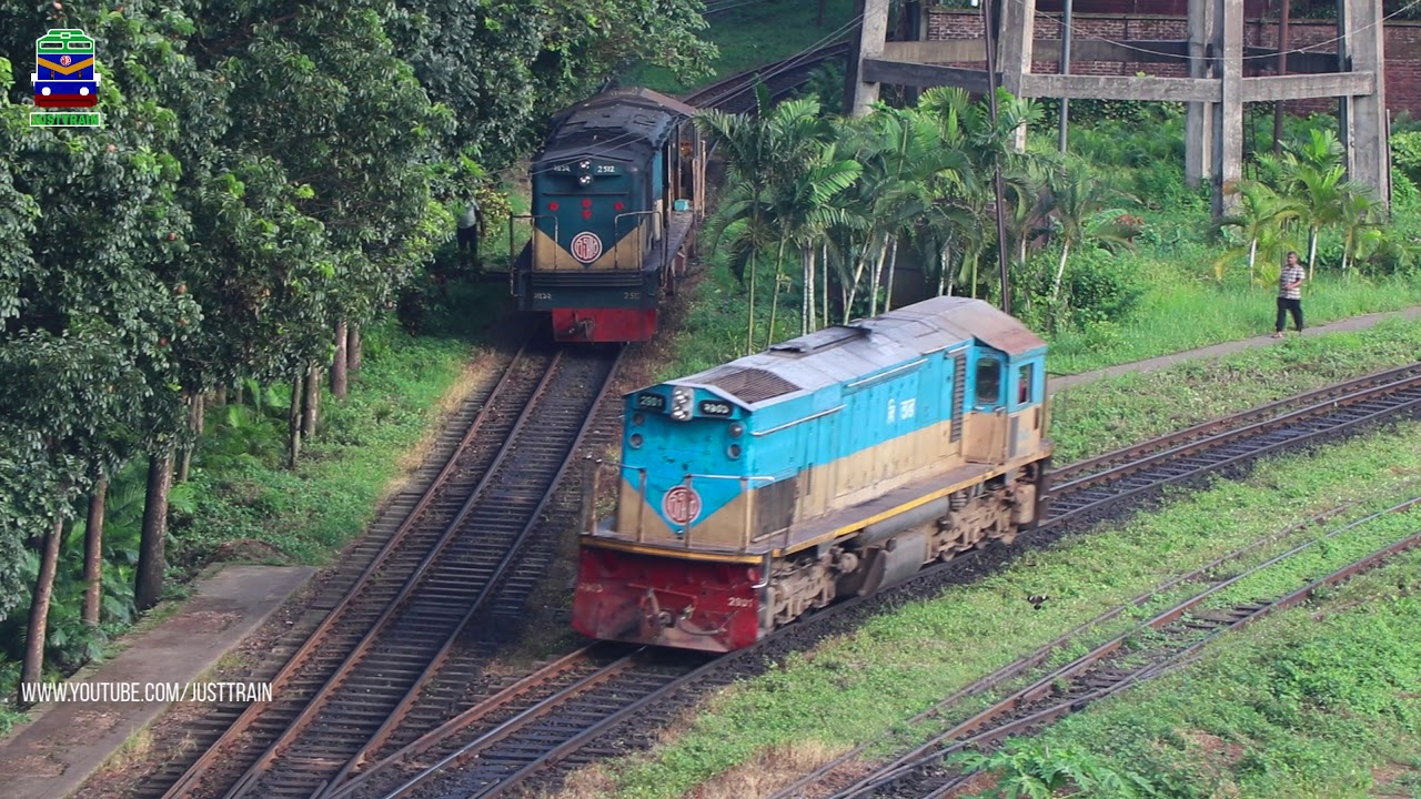 Meter Gauge Broad Gauge EMD Engine of Bangladesh Railway - YouTube