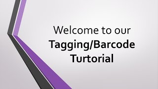Barcode Turtorial
