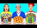 Me vs Grandma Cake Decorating Challenge | Crazy Challenge by RaPaPa