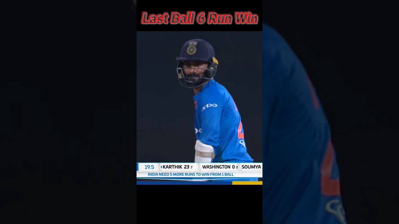 last ball 6 Run Win Final match 😨 Dinesh Karthik vs Bangladesh 