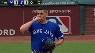 Tor@tex gm2: osuna seals the blue jays' 5-3 victory