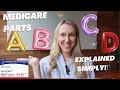 Medicare part a b c d explained and made simple
