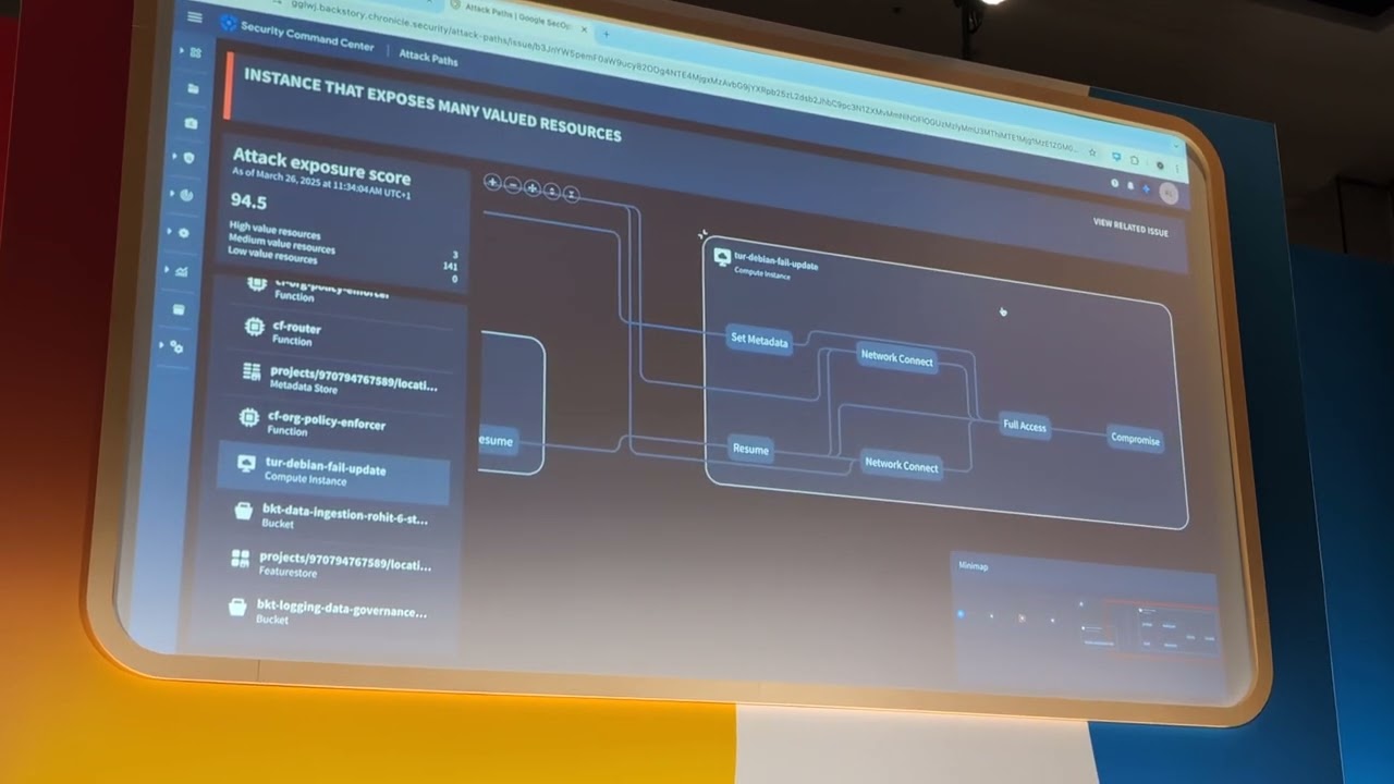 Google Cloud Security Command Center Demo at Google Next 2025