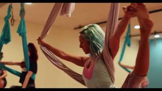 One yoga and fitness promotional video