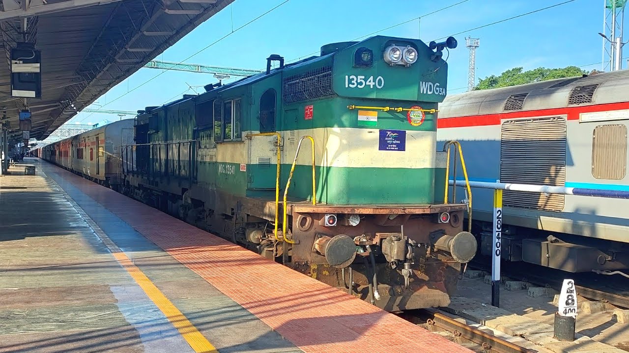 Full Journey SENGOTTAI To MADURAI Jn GOC WDG 3A 13540 Musical Twin full-journey-sengottai-to-madurai-jn-goc-wdg-3a-13540-musical-twin
