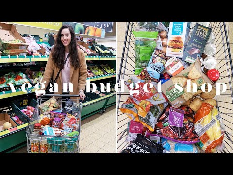 £12 VEGAN WEEKLY BUDGET GROCERY SHOP AT ALDI 💰
