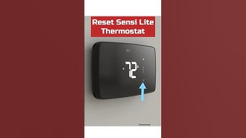 RESET SENSI LITE SMART THERMOSTAT TO FACTORY DEFAULT SETTINGS ✅ #thermostat #reset #diy
