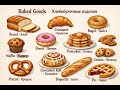 Baked Goods in Russian🍞🥯🥐🥞🥨