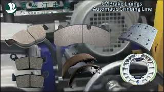 CV Brake Linings Automatic Grinding Line -Warning Line Grinding