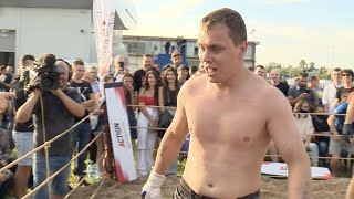 ЦЕПНОЙ ПЕС (ТАРАСОВ) против Бойца ММА !!!! Хороший Бой !!!