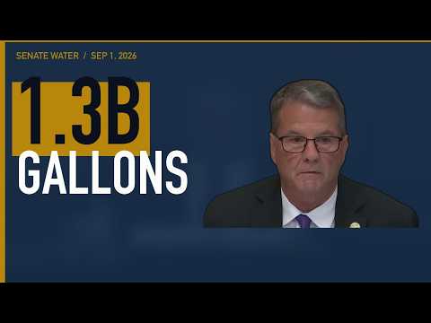 1.3 Billion Gallons: TX Senate Water & Agriculture on Data Center Water Demand — September 1, 2026