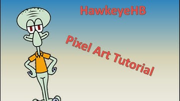 Pixel Art Tutorial - Squidward