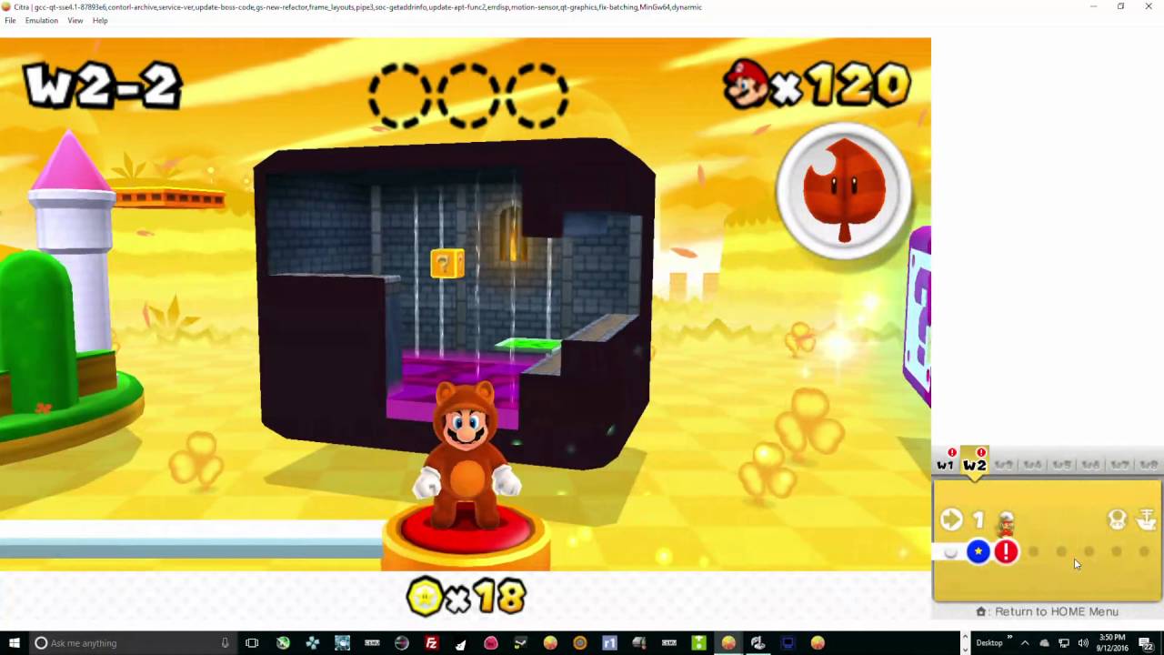 super mario 3d land emulator download