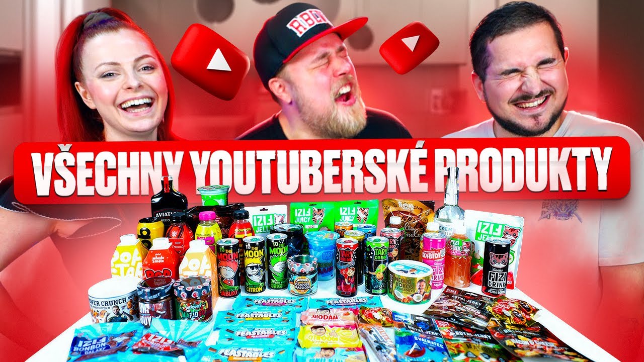 TESTUJEME VŠECHNY YOUTUBERSKÉ PRODUKTY