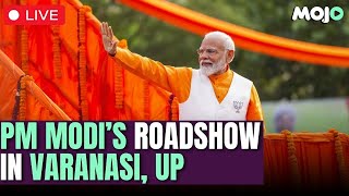 LIVE | PM Modi holds a roadshow on the eve of filing his nomination from Varanasi, Uttar Pradesh