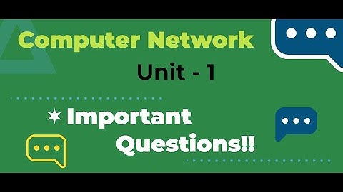 Computer Network Unit 1 | Important Questions Explained in Hindi | RGPV