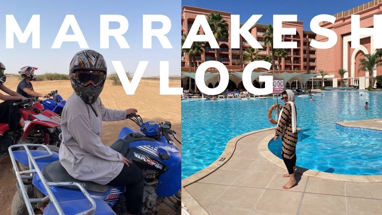 MARRAKESH Vlog 2021 - Morroco in a Lockdown (travel vlog - quad biking, food, Ouzoud mountain)