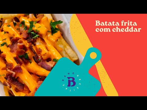 Batata frita com cheddar