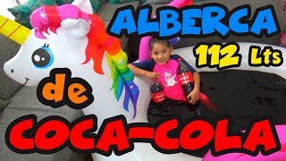 ALBERCA DE COCA-COLA, MENTOS Y ZIWIES | PISCINA DE UNICORNIO | RETO | CHALLENGE \/\/ YESLY