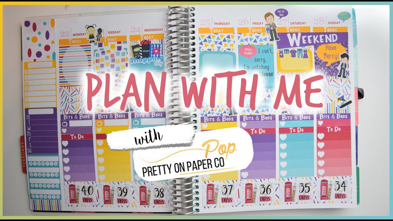 Plan With Me feat. PrettyOnPaperCo || Fuller House is back! (Erin Condren - Vertical)