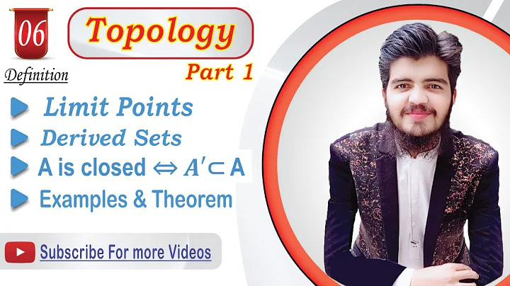 Limit Points in Topology | Derived Sets | Topology BS Mathematics | Examples & Theorem | 3 Oct 2022