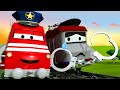 El Tren Policia - Troy el Tren en Auto City ! | Dibujos animados de trenes