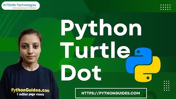 How to create Turtle Dot in Python | Python Turtle Dot using dot() function