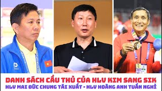 HLV Kim Sang Sik - HLV Mai Đức Chung & HLV Hoàng Anh Tuấn