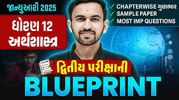 Std 12 Eco દ્વિતીય પરીક્ષા Blueprint 2024 | With Sample Paper | Most IMP Questions