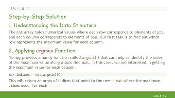 How to Find the Best Path in Numpy by Calculating Maximum Values