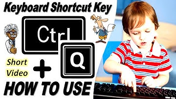 How to Use Ctrl + Q keyboard shortcut key with Practical | Ctrl + Q = Clear Document