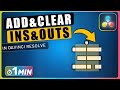How to Add and Clear IN and OUT POINTS in Davinci Resolve