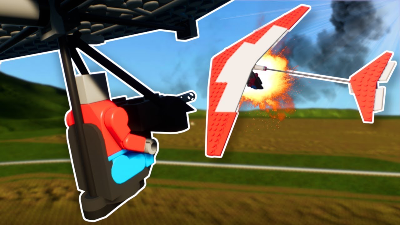 HANG GLIDER DOGFIGHT! Brick Rigs Multiplayer Gameplay Plane