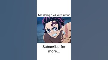 Me doing 1v1 with my friend || this short created by Zenox-YT-1001|| #demonslayer