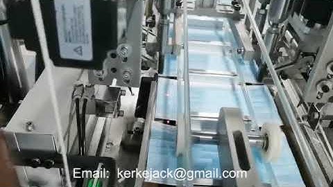 Auto High Speed Plane/Flat Surgical Mask Making Machine