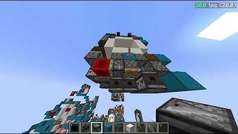 3x3 seamless lamp cave door with redstone block made by 0xiee, Vicketick