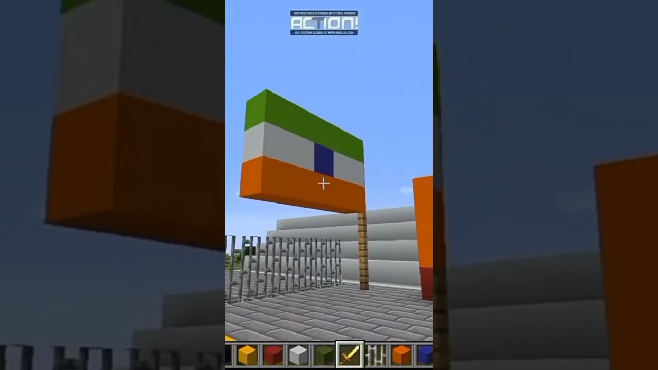 I made a Pakistan India Wagah Border in Minecraft 