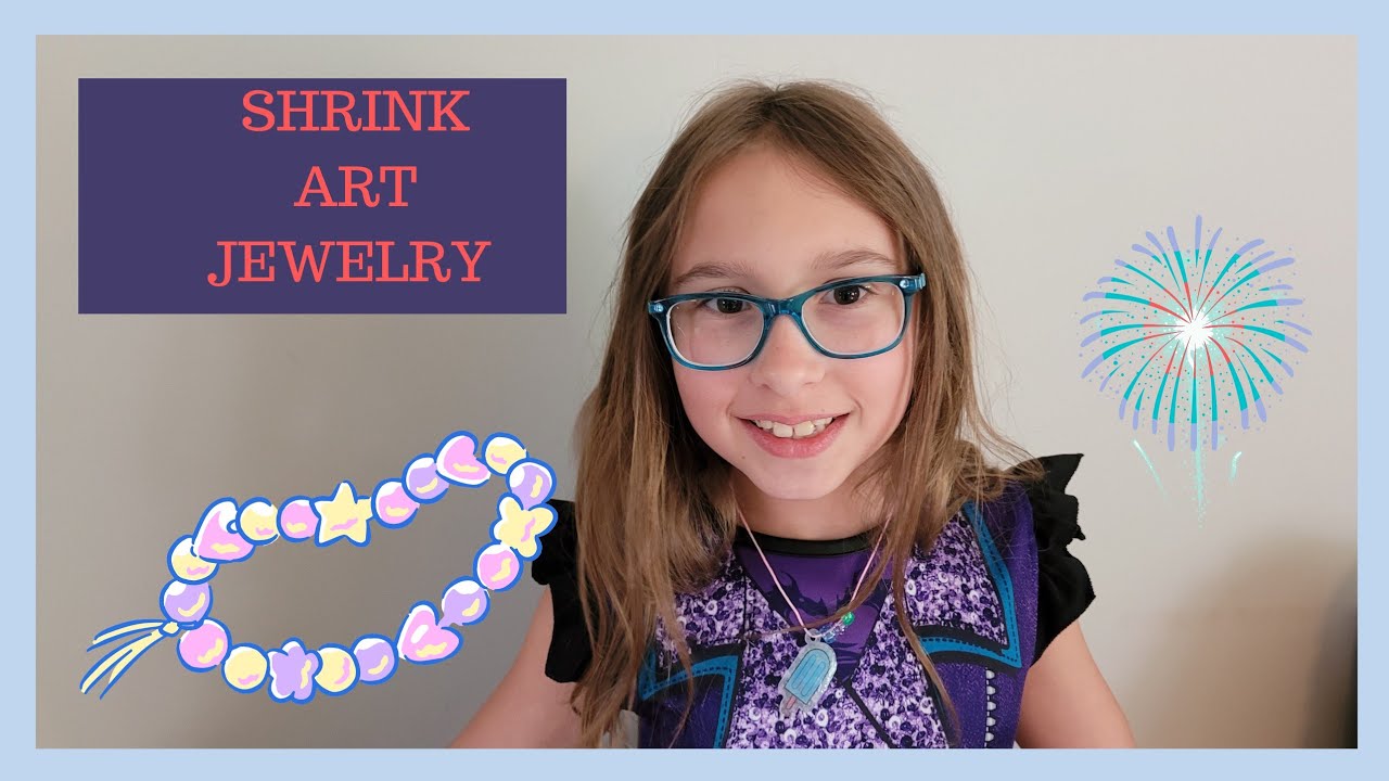 Shrink Art Jewelry Kit Crafts for kids YouTube