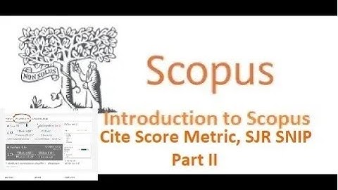 What is Scopus Metrics, Citescore, SNIP & SJR? Scopus Database Part II 5Minutes Information Ch Ep#39