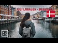 Copenhagen in Denmark I Tourist Places I Winter&#39;s Sunrise 5K HDR Walking Tour