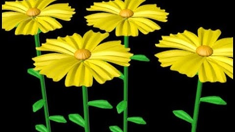 Flower Modeling Flower Rig and Animation in 3ds MAX - 5