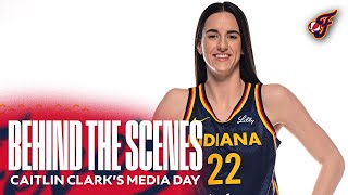 Behind the Scenes of Caitlin Clark's First-Ever Indiana Fever \& WNBA Media Day