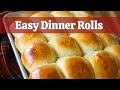 Easy dinner rolls recipe  soft and buttery perfect for the holidays