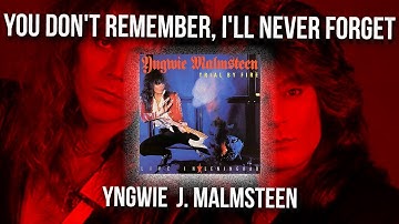 Yngwie J.Malmsteen - You Don