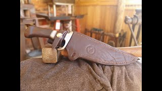 Leaf Spring Knife - Part 2 by Rustic Iron Works 256 views 3 years ago 9 minutes, 2 seconds