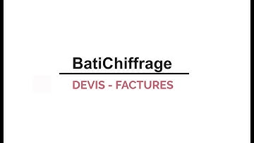 BatiChiffrage Devis-Factures : le logiciel pour les artisans du bâtiment