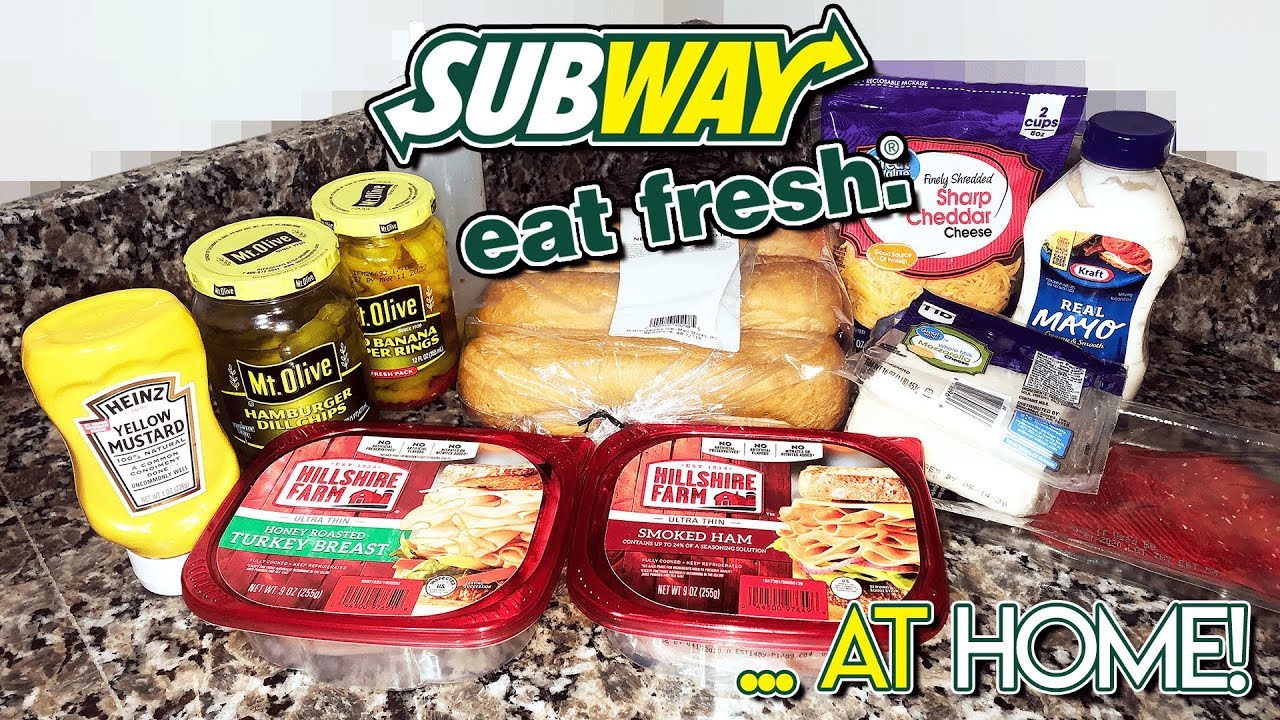 CREATING OUR FAVORITE SUBWAY SANDWICHES AT HOME! YouTube
